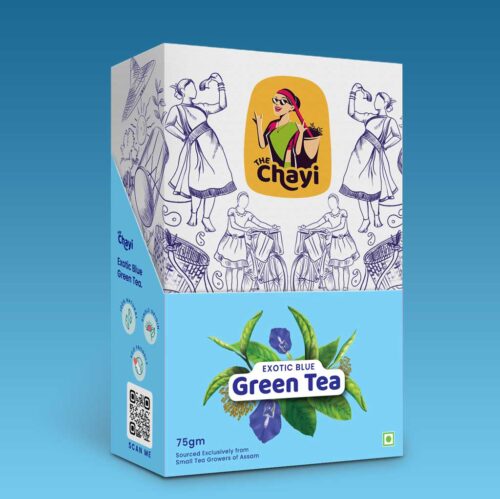 The Chayi Exotic Blue Green Tea 75 gram packet